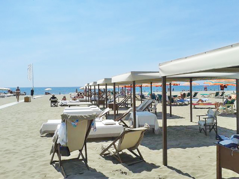 Stabilimento balneare a Forte dei Marmi