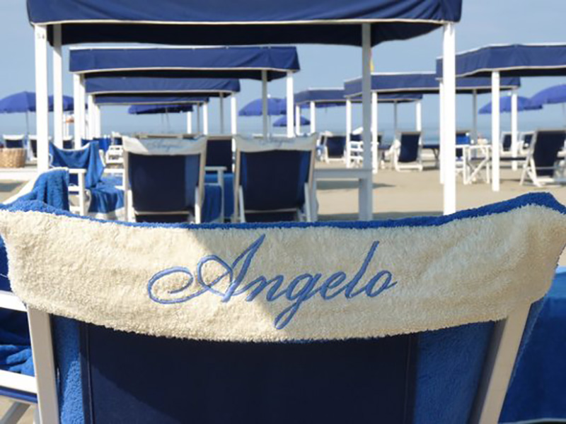 Stabilimento balneare a Forte dei Marmi, spiagge in Versilia
