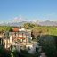 Vista monte Altissimo da una delle camere dell' hotel Villa Ombrosa a Marina di Pietrasanta