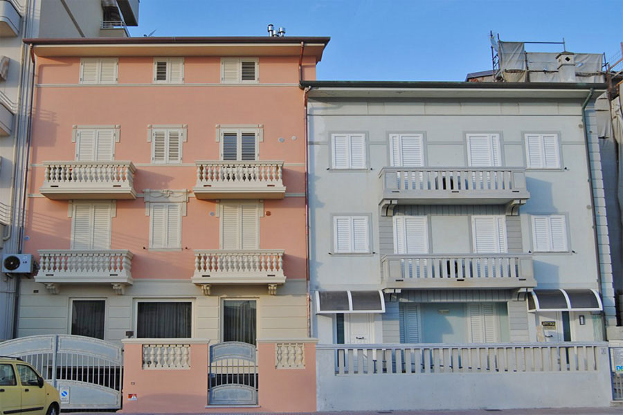 Hotel a Lido di Camaiore, facciata appartamento Hotel Capri&Residence