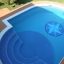Piscina dall'alto della villa in vendita a Marina di Pietrasanta Cod 1150