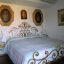 Camera da letto della villa con piscina in vendita a Marina di Pietrasanta Cod 1150