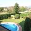 vista giardino e piscina della villa in vendita a Marina di Pietrasanta Cod 1150