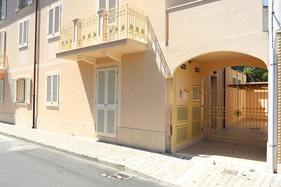 Particolare facciata appartamenti Viareggio 05 Cod 1351