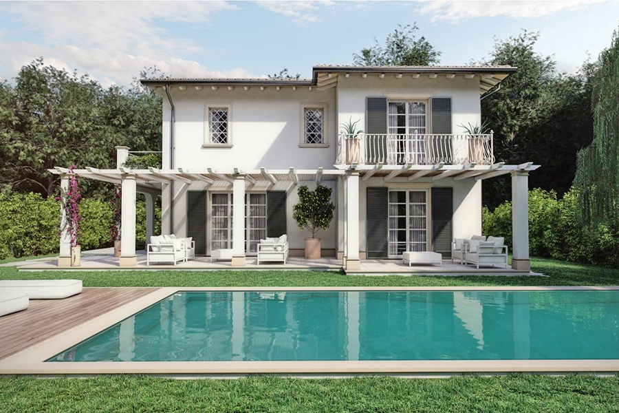 Villa a Pietrasanta - Villa con piscina in vendita nella campagna di Pietrasanta cod 1015